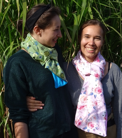 Schal Loop zum stecken nähen mit Schnittmuster E- Book