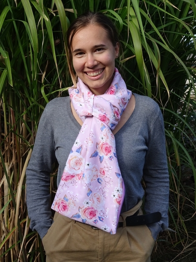 Schal Loop zum stecken nähen mit Schnittmuster E- Book