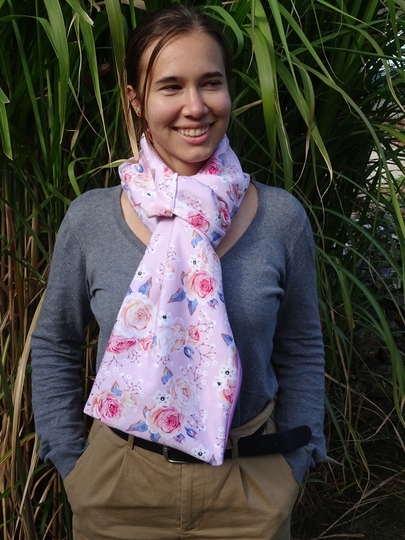 Schal Loop zum stecken nähen mit Schnittmuster E- Book