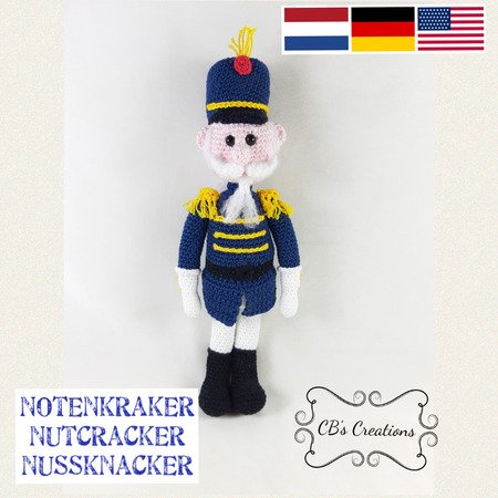 Nutcracker Soldier, Amigurumi Crochet Pattern