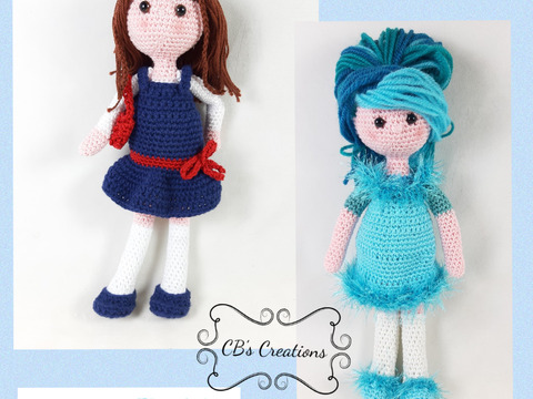 Anne Beth, Amigurumi Häkelanleitung, kleines Mädchen