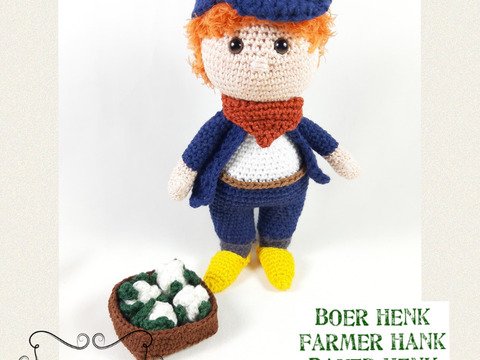 Bauer Henk und Rauchschwalbe Amigurumi Häkelanleitung