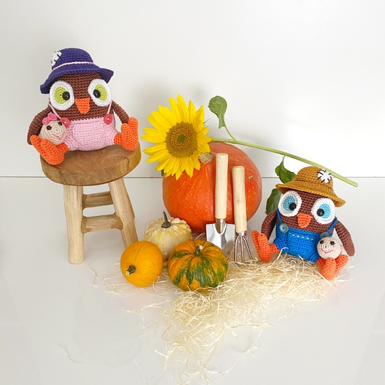 Eule Chapchi und Willi