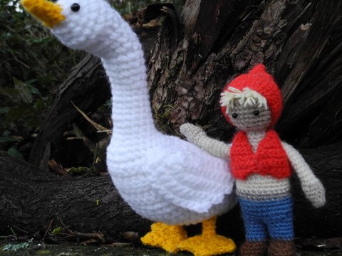 Anleitung Nils mit seinem Gänsefreund