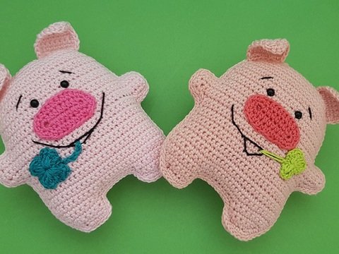 Häkelanleitung Schwein Rosina