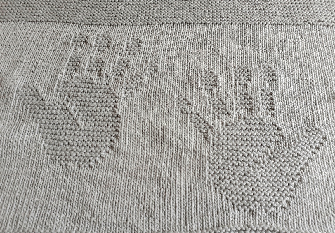 Anleitung Babydecke „Hands up“