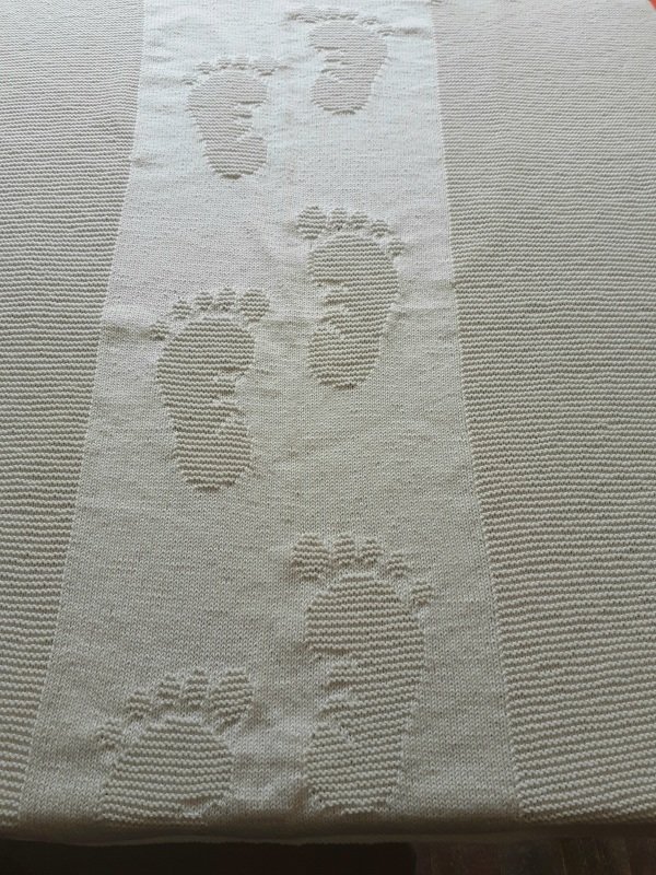 Anleitung Babydecke „LITTLE FEET“ - Bild 2