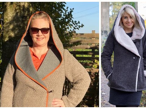 Winterjacke Cilla mit großer Kapuze E-Book von S - XXXL