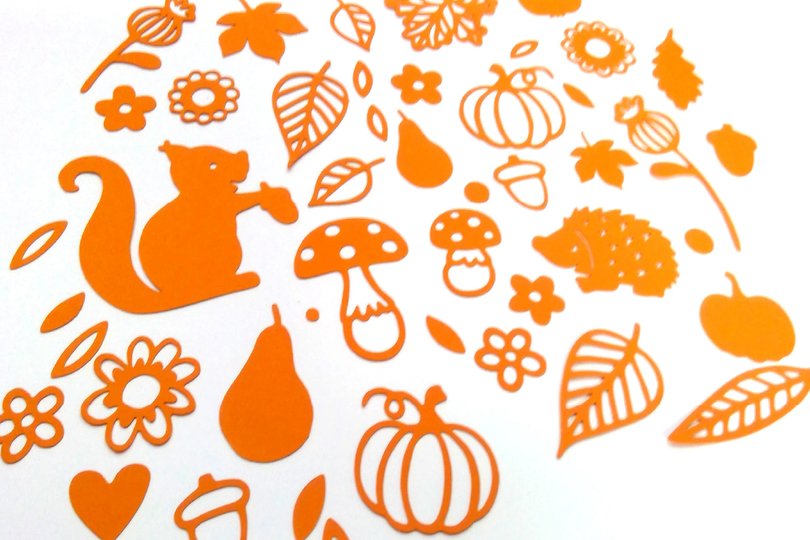 Herbst Deko Plotterdatei SVG DXF