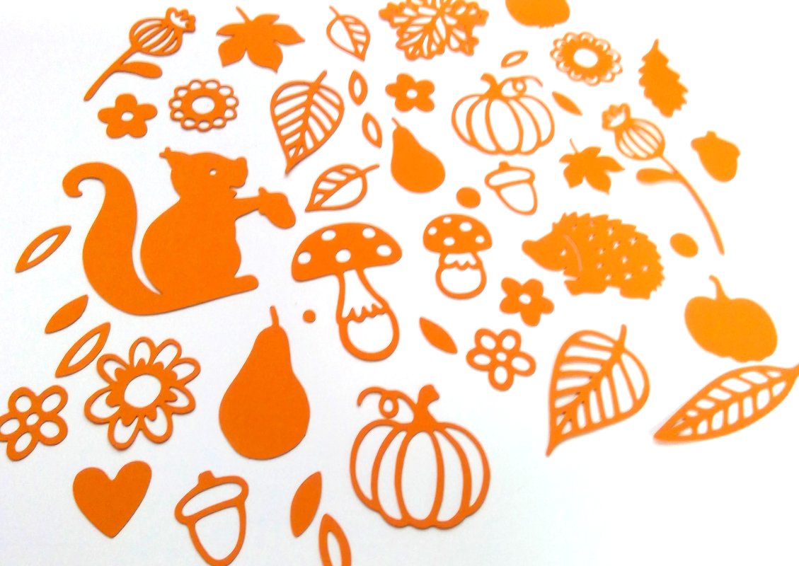 Herbstdeko Plotterdatei SVG DXF FCM - Bild 3