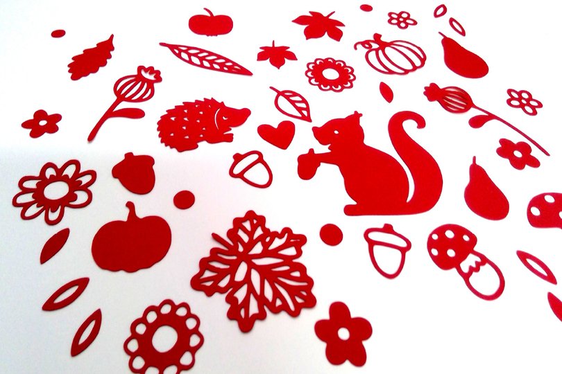 Herbst Deko Plotterdatei SVG DXF