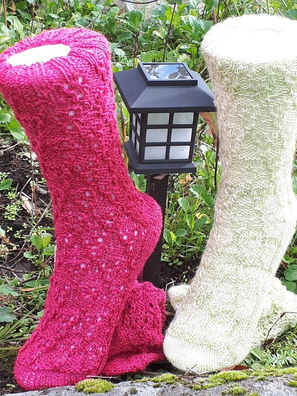 Strickanleitung Socke " Doppeltes Böhnchen"