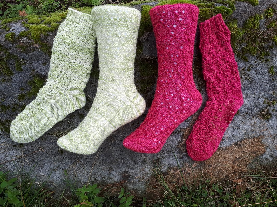 Strickanleitung Socke " Doppeltes Böhnchen" - Bild 5