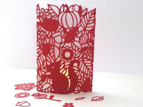 Herbstlicht Plotterdatei SVG DXF