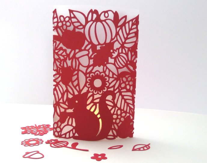 Herbstlicht Plotterdatei SVG DXF