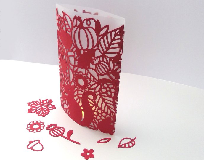 Herbstlicht Plotterdatei SVG DXF