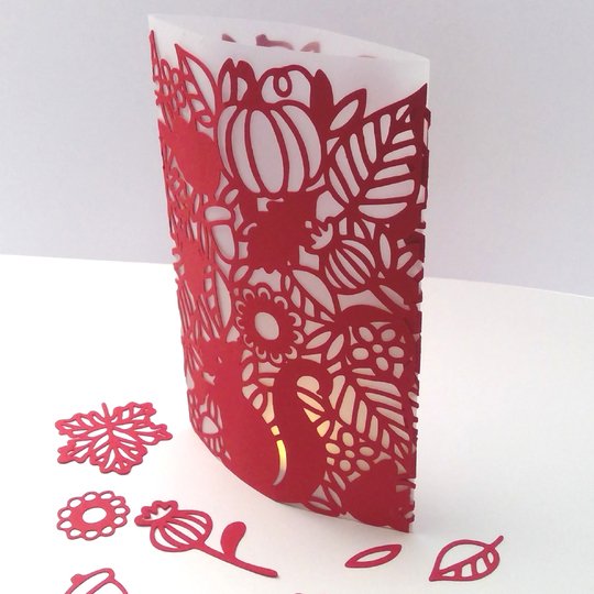 Herbstlicht Plotterdatei SVG DXF