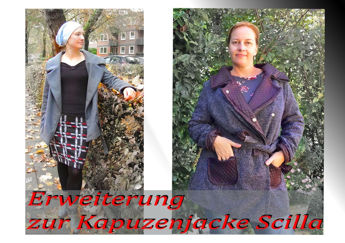 Revers Erweiterung zur Cilla mit Kapuze E-Book S - XXXL