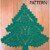 Pattern Holiday Tree Table Mat - PH-601