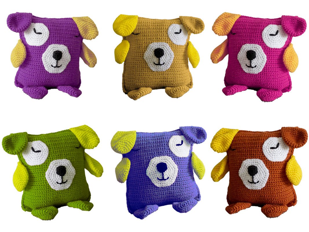 Crochet Pattern: Cuddly Cushion Dog Barney! - Image 2