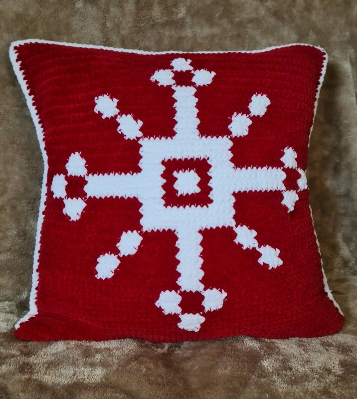 Anleitung Wendekissen "Schneeflocke" - Bild 3