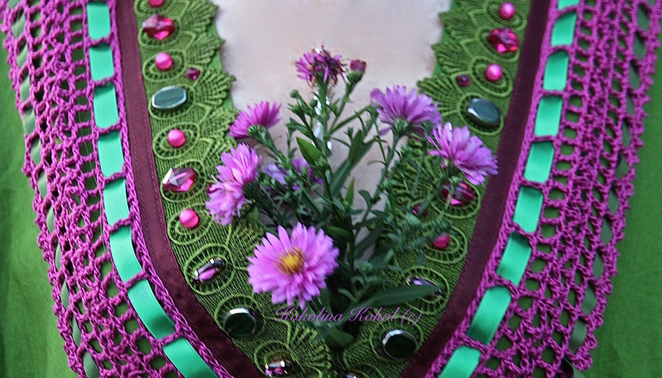 Anleitung Häkel Borte via flower power Maxi dress