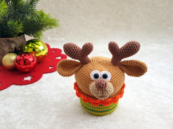 Häkelanleitung - Süße Geschenkverpackungen - Schneemann & Elch