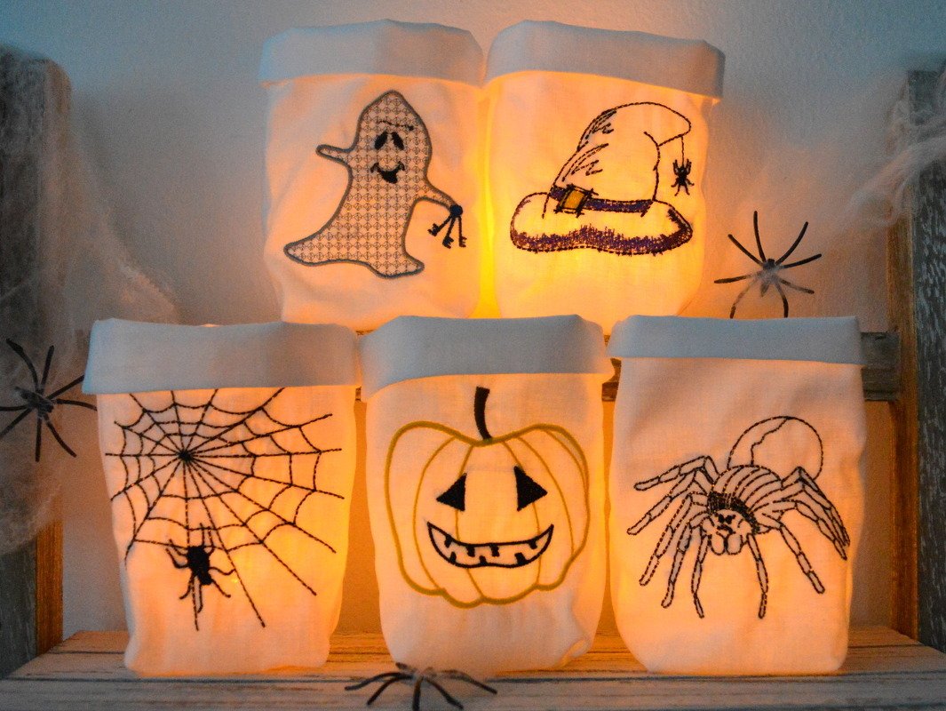 ITH Beutel Lichterbeutel Halloween 13x18cm