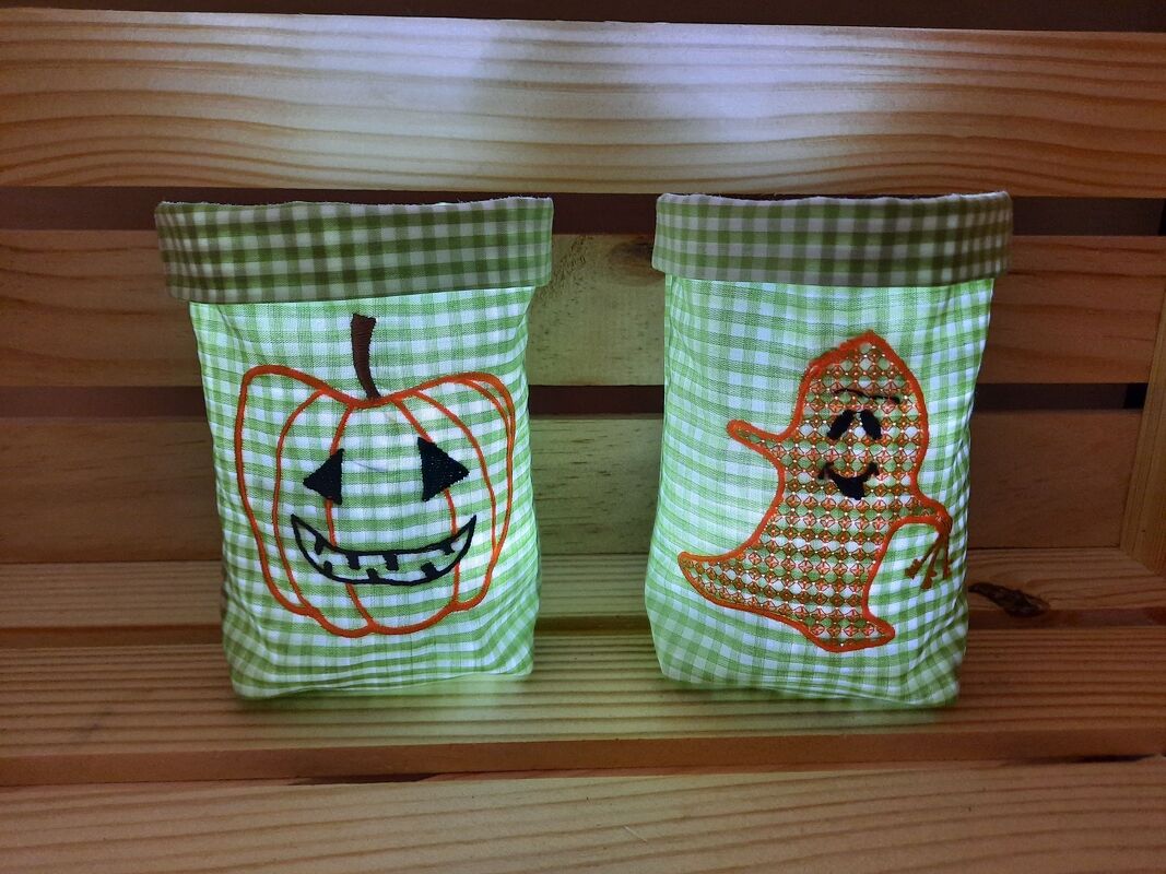 ITH Beutel Lichterbeutel Halloween 13x18cm - Bild 7