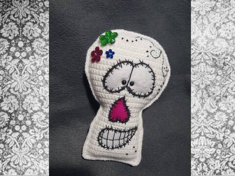 Totenkopf- Aamon  - Häkelanleitung