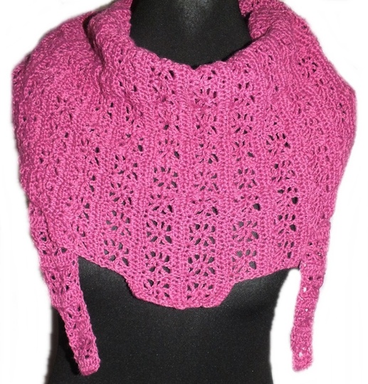 Häkelanleitung Dreieckstuch Flach Maramikano