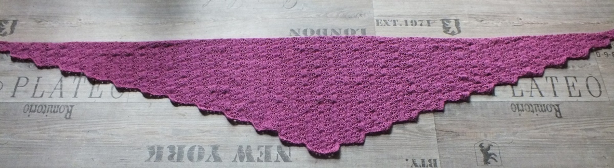 Häkelanleitung Dreieckstuch Flach Maramikano