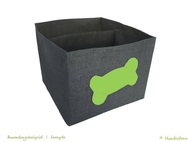 CAYLA Storage Box, lined, in 2 sizes with 2 compartments, sewing pattern
