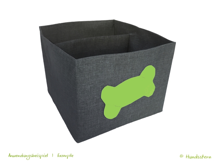 Cayla Storage Box, lined, in 2 sizes with 2 compartments, sewing pattern