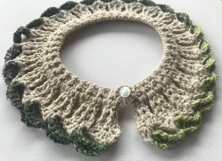 süßer Kragen HerbstBlätter