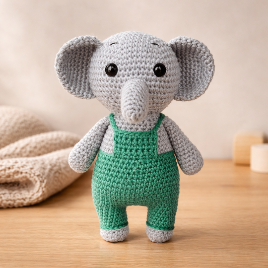 Häkelanleitung Elefant,Amigurumi Elefant häkeln,Elefant häkeln, Kuscheltier