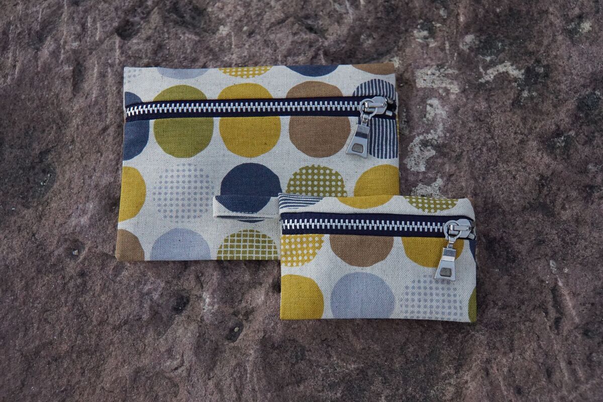 Nähanleitung Täschchen Lara für Krimskrams, Schlüsseltäschchen