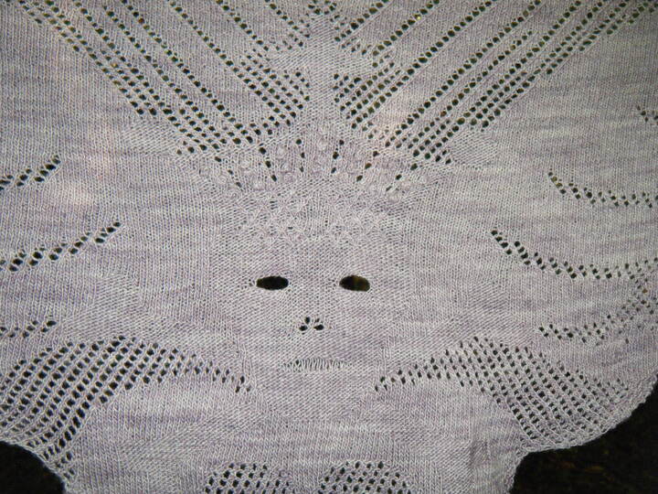 Knitting Pattern Trianglescarf "gothic"