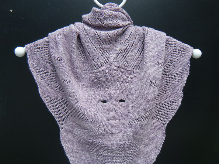 Knitting Pattern Trianglescarf "gothic"