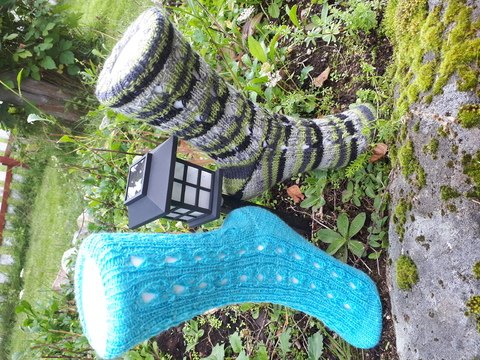 Strickanleitung Socke " kleine Schmetterlinge"