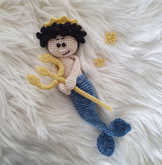 Häkelanleitung Wassermann "Karli"