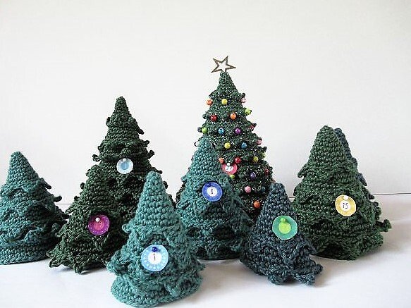 Häkelanleitung Tannenbaum (Adventskalender, Eierwärmer, Tannenwald) - Bild 7