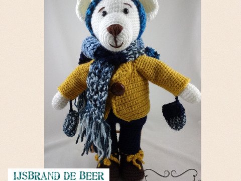 IJsbrand der Bär, Amigurumi Häkelanleitung