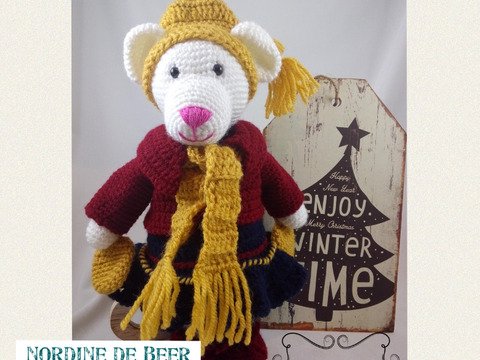 Bear Nordine, Amigurumi Crochet Pattern
