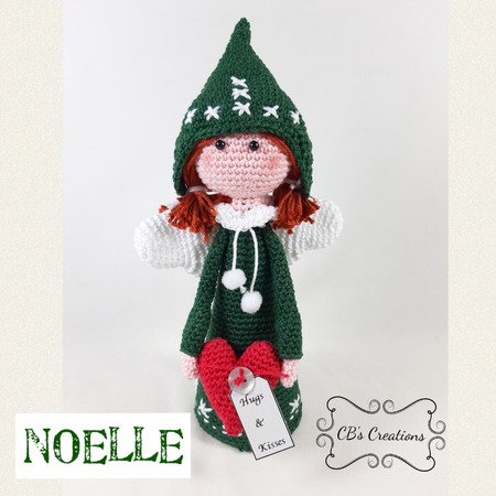 Noelle, Amigurumi Crochet Pattern Christmas Angel