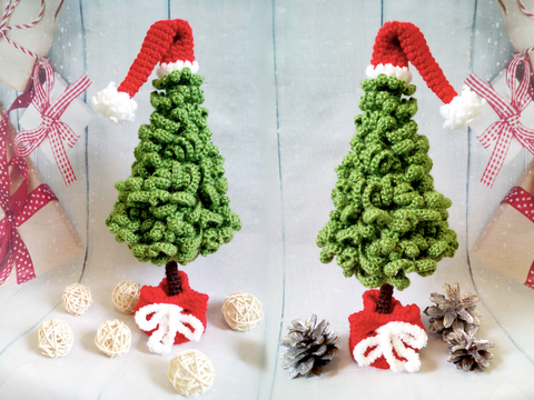 242DE Häkelanleitung Weihnachtsbaum - Hausdeko PDF Knittoy CP