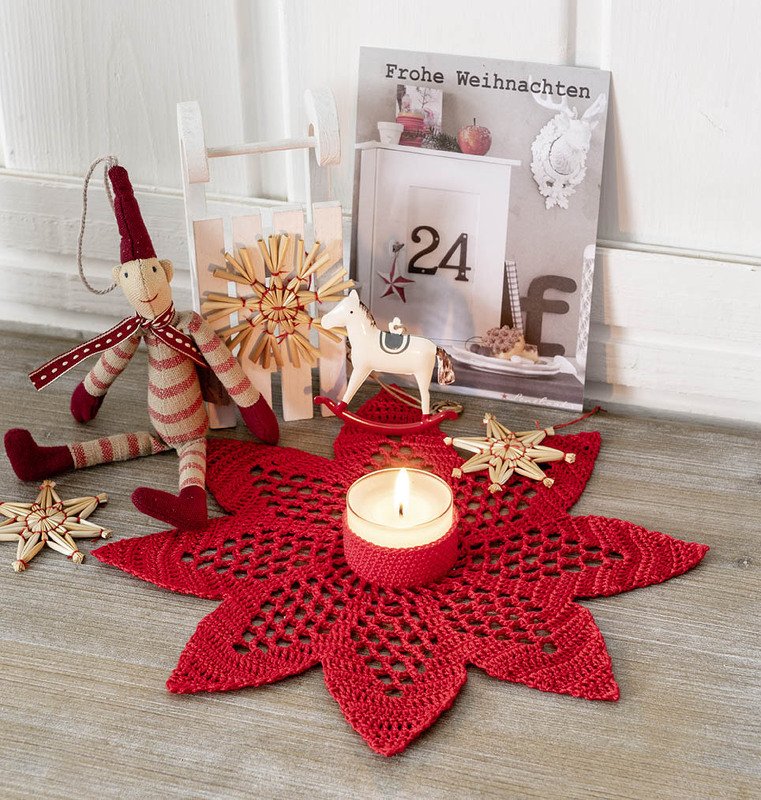 Sternendeckchen Häkeln - Bild 2