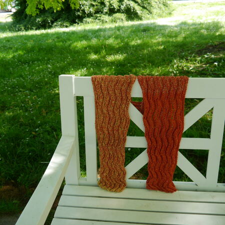 knitting pattern lace scarf Toushoku
