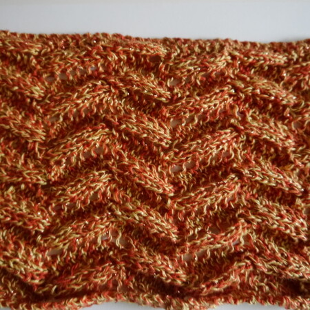 knitting pattern lace scarf Toushoku