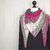 Pattern Rubic -  A triangle shawl with different lace and garter stitch